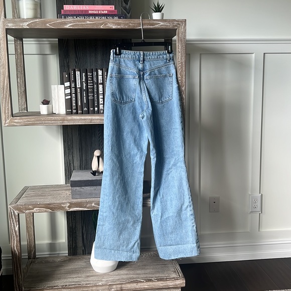 ZARA High Rise Ripped Jeans - Picture 2 of 2